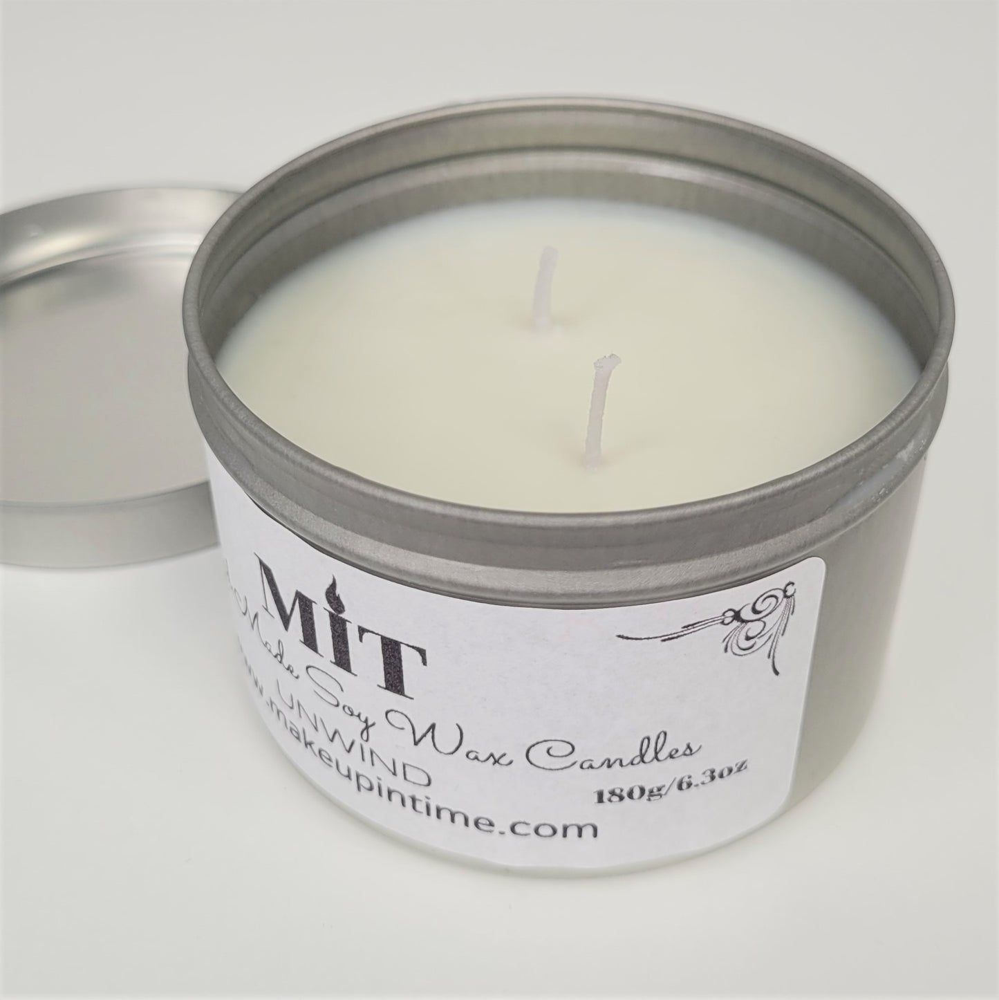 MiT Hand Made Soy Wax Scented Candle (Unwind)