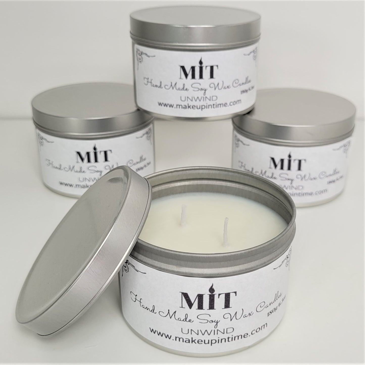 MiT Hand Made Soy Wax Scented Candle (Unwind)