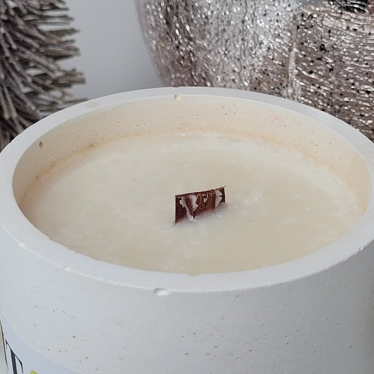 Christmas Soy Wax Candle With Reusable Candle Jar ( Gingerbread )