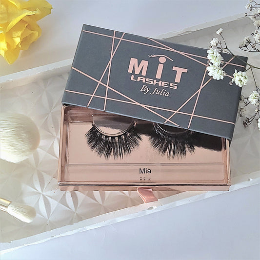 MIT LONG FAUX MINK STRIP LASHES - STYLE MIA