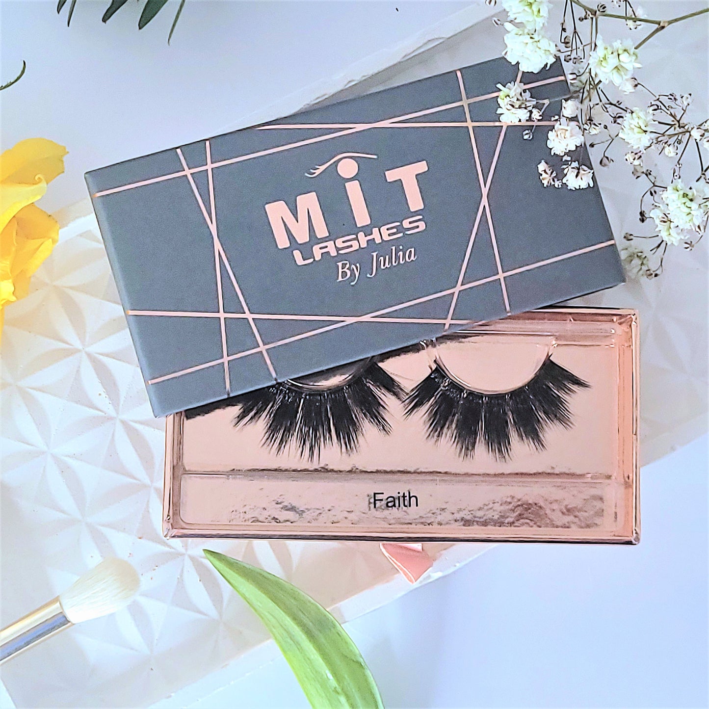 MIT EXTRA LENGTH VEGAN MINK STRIP LASHES - STYLE FAITH