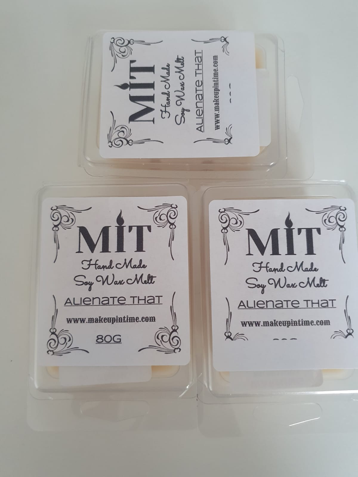 3x MiT Hand Made Soy Wax Scented Melt (Alienate That)